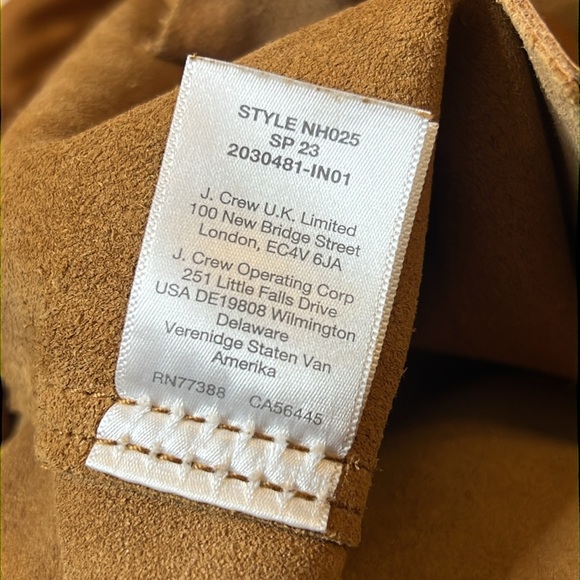 MADEWELL Piazza Tan Brown Leather Crossbody Adjustable Strap Hand Bag - Picture 13 of 14